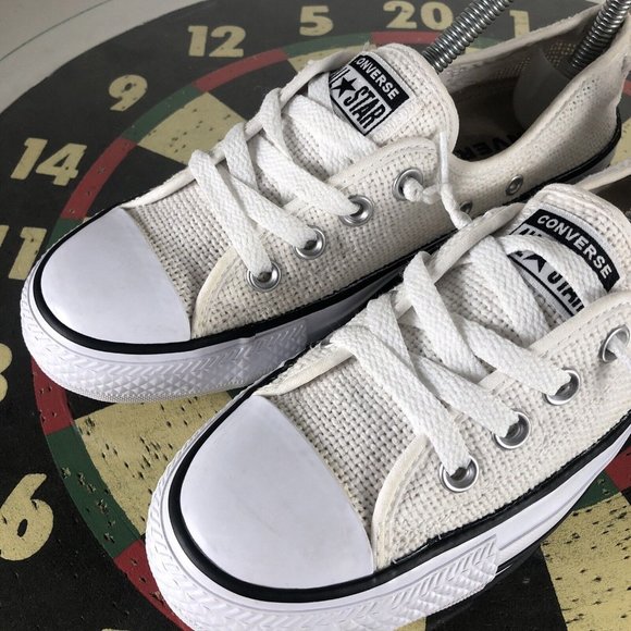 Converse Chuck Taylor All Star Shoreline Slip On Sneaker Shoe Knit White Women 7 - Picture 6 of 9